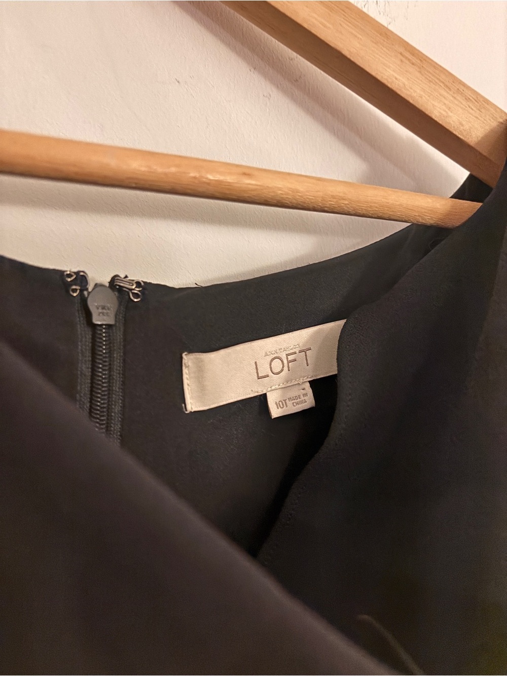 LOFT Black Sleeveless Midi Sheath Dress - Picture 2 of 3